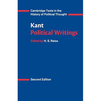 Kant Political Writings, Cambridge Texts in the History of Political Thought