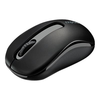 Rapoo M10 - muis - 2.4 GHz - zwart