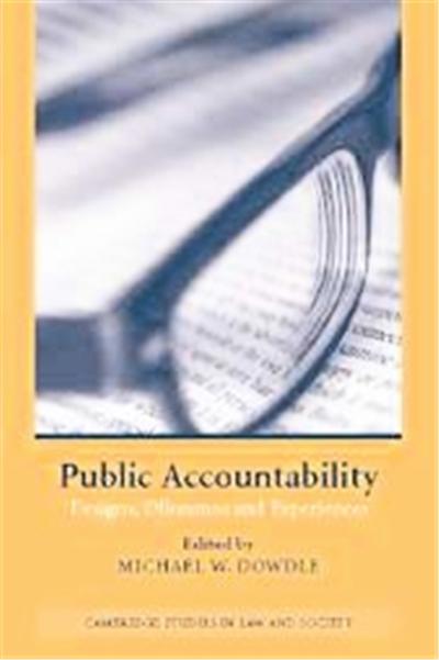 Public Accountability, Cambridge Studies in Law and Society