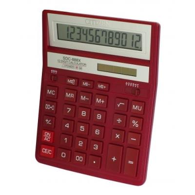 Citizen sdc888xrd calculatrice citizen sdc-888xrd red