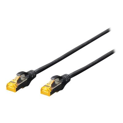 DIGITUS Professional verbindingskabel - 25 cm - zwart