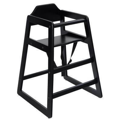 Safetots Chaise Haute Empilable Noir