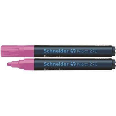 Schneider maxx 270 écriture marqueur peinture, de propyle, 1 mm rose 127009