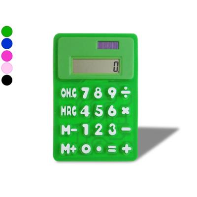 Calculatrice pliable jaune