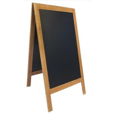 Panneau stop trottoir teck 120x70 cm