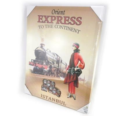 Toile rétro 'Orient Express'