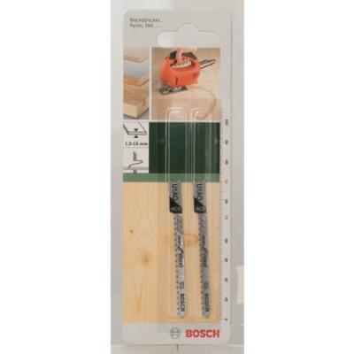 Bosch 2609256761 Hcs - U 1 Ao Lame De Scie Sauteuse Pour Coupe Courbe Nette Dans Le Bois Tendre Epaisseur 1,5-15 Mm