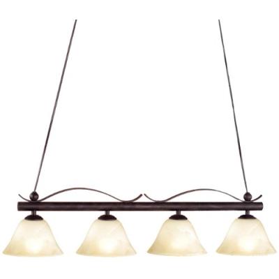 HONSEL 70654 LAMPE SUSPENSION MÉTAL VIEILLI VERRE