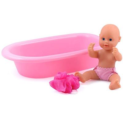 Dolls World - 4650 - Baby Bathtime - Poupon Baigneur 25cm et Accessoires