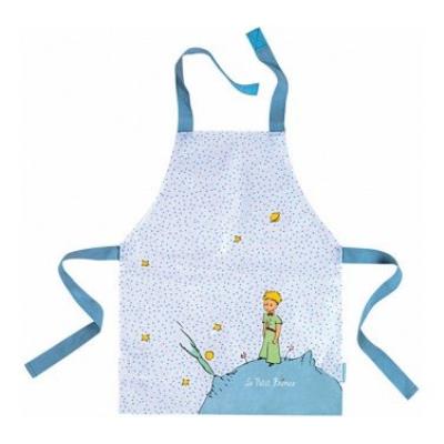 Le petit prince tablier toile cirée étoilé bleu