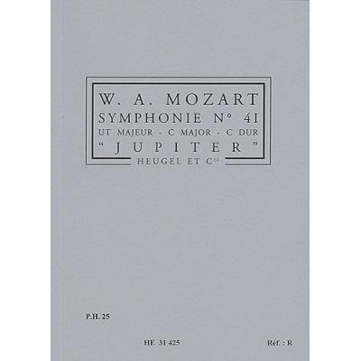 Partitions classique HEUGEL MOZART W.A. - SYMPHONIE JUPITER KV551 DO MAJEUR PH25 - CONDUCTEUR POCHE - BACCALAUREAT 2010 Format poche