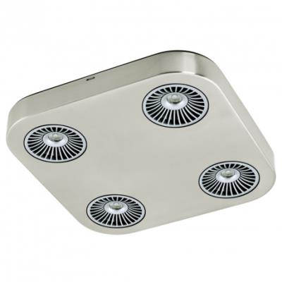 Eglo - Spot plafond LED Montale L28,5 cm - Nickel mat