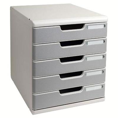 Multiform - MODULO A4 - Système de classement 5 tiroirs Gris
