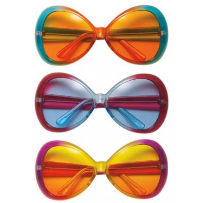Lunettes disco adulte Verre bleu