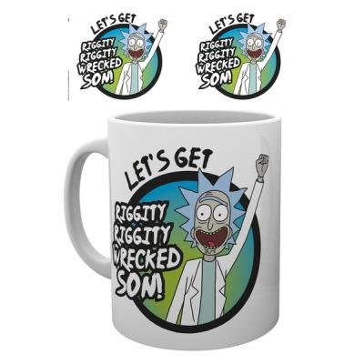 Tasse á café Rick et Morty Wrecked