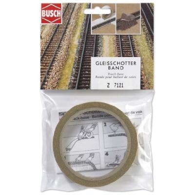 BUSCH ENVIRONNEMENT - BUE7121 - MODÉLISME FERROVIAIRE - BANDE AUTOCOLLANTE LARGE - 16 MM