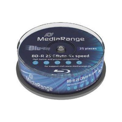 MEDIARANGE Blu-ray Disc BD-R 25 GB 4x speed cakebox 25x
