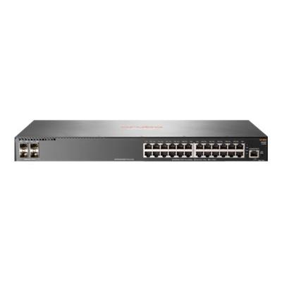 Aruba 2930F 24G 4SFP - switch - 24 poorten - Beheerd - rack-uitvoering