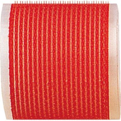 FRIPAC-MEDIS LOT DE 6 BIGOUDIS VELCRO LE COIFFEUR 68 MM (ROUGE)