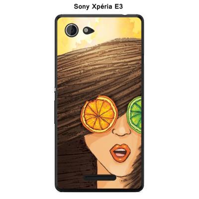 Coque Sony Xpéria E3 - Lunettes agrumes