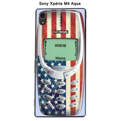Coque Sony Xpéria M4 Aqua - Nokia 3310 USA