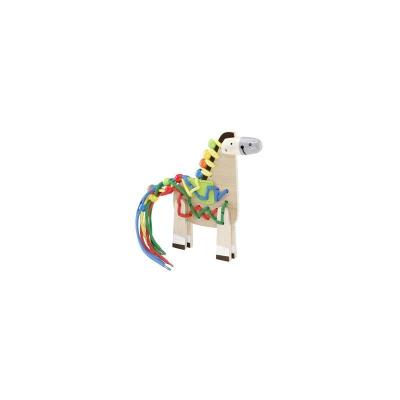 Hape E1016 Hape - Le poney en bois à lacer.
