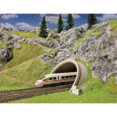 Faller - Modélisme ponts et tunnels HO - Entrée de tunnel pour route/ ICE