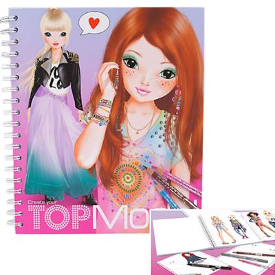 Album coloriage Create your Top model