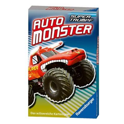 Ravensburger - Jeu en Allemand - Karten : Auto Monster