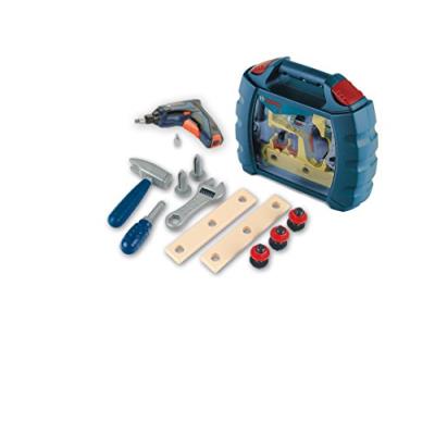 Klein - 8262 - jeu d'imitation - mallette outils bosch blue line avec visseuse