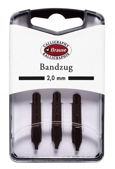 Brause - Boîte 3 plumes Bandzug 2 mm