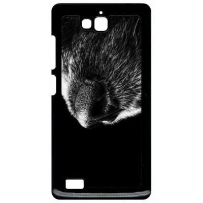 Coque huawei honor 3c et 3c 4g truffe de chien