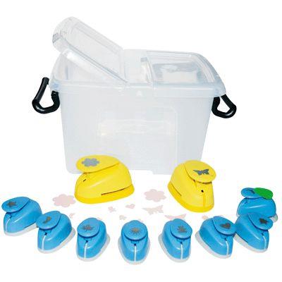 Perforateurs déco petits modèles assortis - Paquet de 10