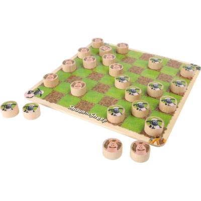 Jeu de dames Shaun le Mouton Cassandre