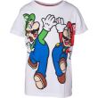 T-shirt enfant Nintendo Mario et Luigi 10-12 ans