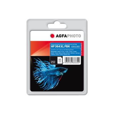 AgfaPhoto - fotozwart - gereviseerd - inktcartridge (alternatief voor: HP 364XL)