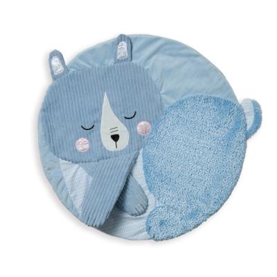 Tapis de jeu tactile bleu