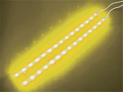 Velleman - Double Ruban Autocollant à LEDs - 12Vcc - Jaune -avec Bouton On/off