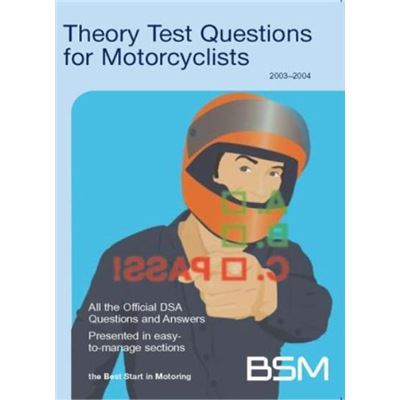 Driving Theory Test Questions: Motorcycles (Bsm) - [Livre en VO ...