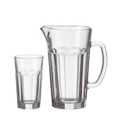 LEONARDO 22499 ROCK SET DE 7 PIÈCES: 6 VERRES + 1 BROC
