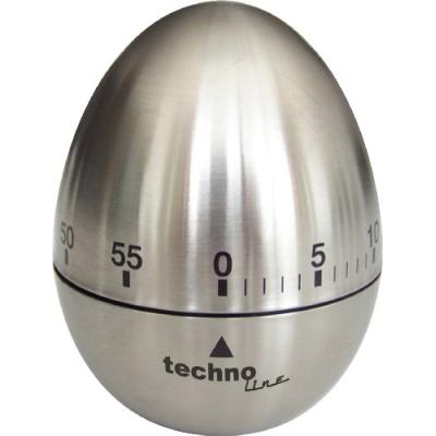 TECHNOLINE KZW II MINUTEUR DE CUISINE EN FORME D'OEUF, EN MÉTAL