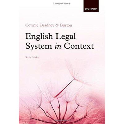 English Legal System in Context 6e - [Version Originale]