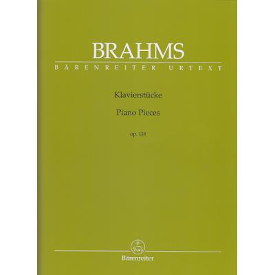 Partitions classique BARENREITER BRAHMS JOHANNES - KLAVIERSTÜCKE OP.118 - PIANO Piano