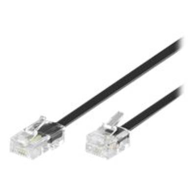 MicroConnect Modular - netwerkkabel - 1 m - zwart