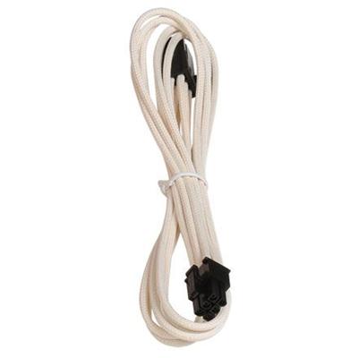 Bitfenix - Alchemy White - Extension d'alimentation gainée - PCI Express 6 broches - 45 cm (coloris blanc)