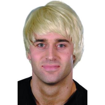 perruque blonde courte homme