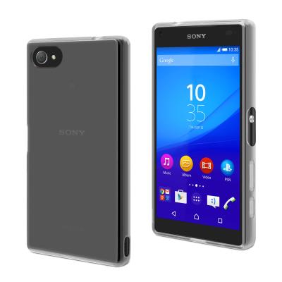 Muvit MFX Minigel - Achterzijde behuizing voor mobiele telefoon - kleurloos - voor Sony XPERIA Z5 Compact