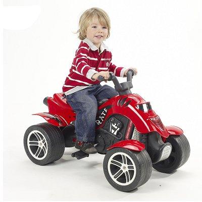Quad à pédales - Pirate : Rouge