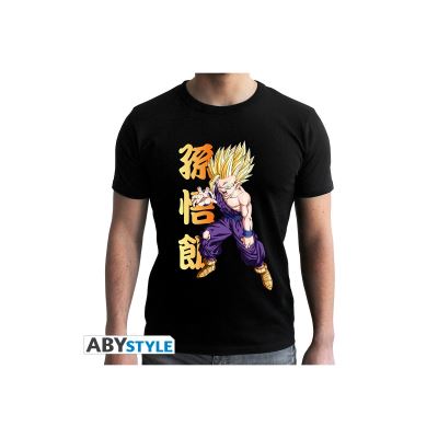 Dragon Ball - T-shirt Gohan homme MC black - Taille XS