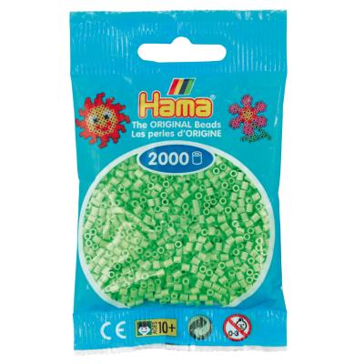 2 000 perles mini (petites perles Ø2,5 mm)- vert pastel